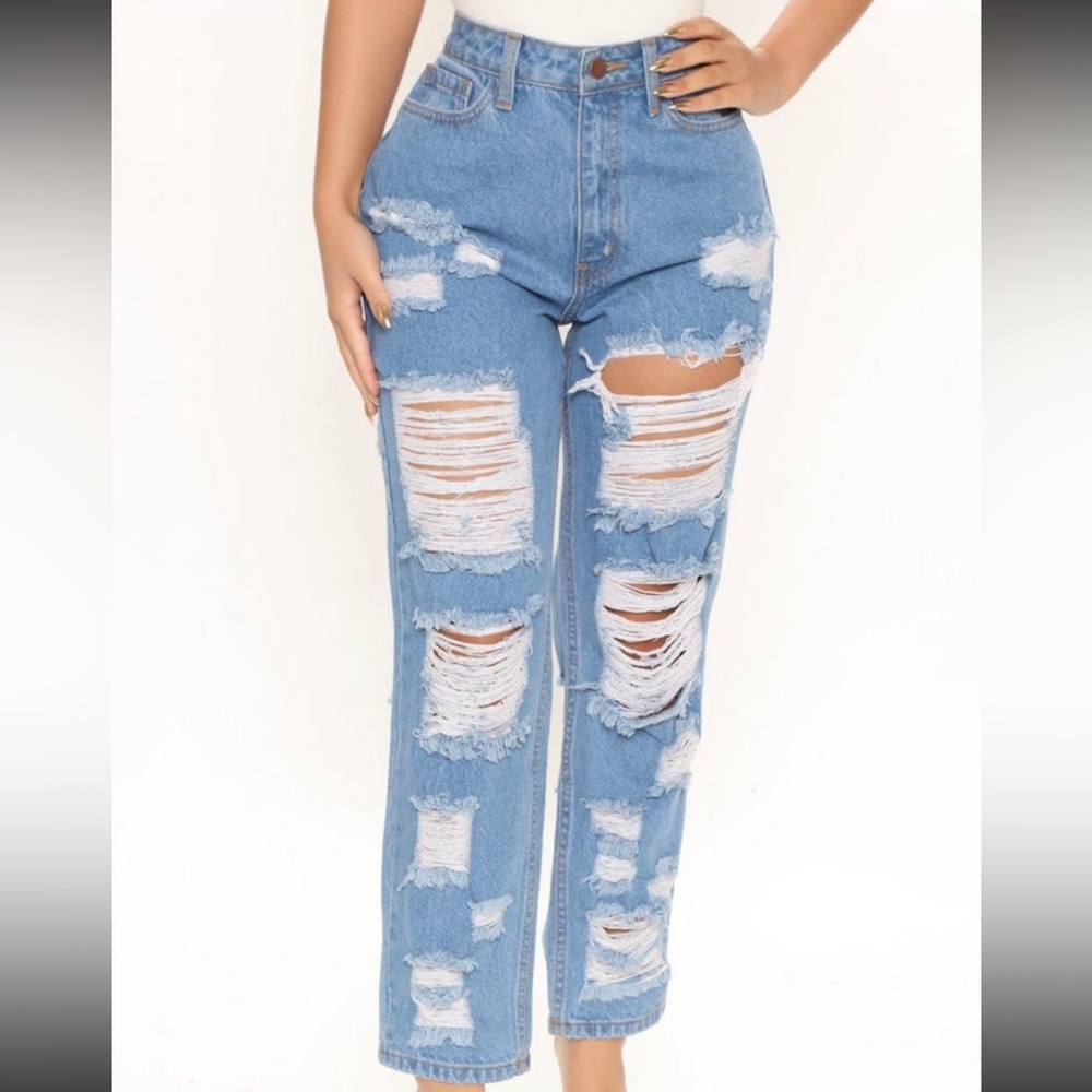 FN “get ready” distressed jeans